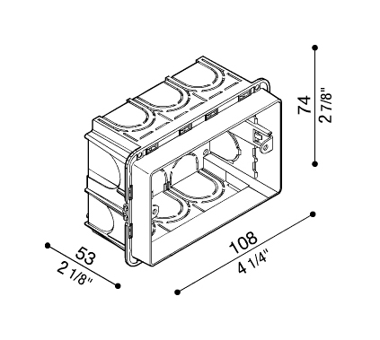 Scatola Incasso Standard 503