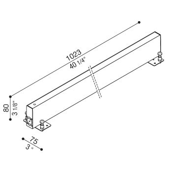 Armatura da incasso RNC Slim 1020