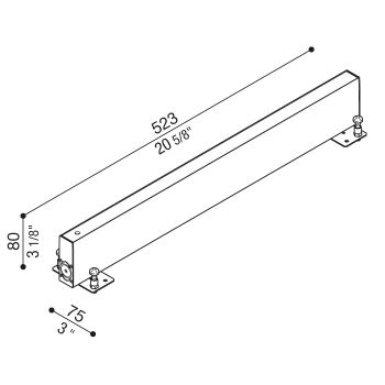Recess box RNC Slim 520