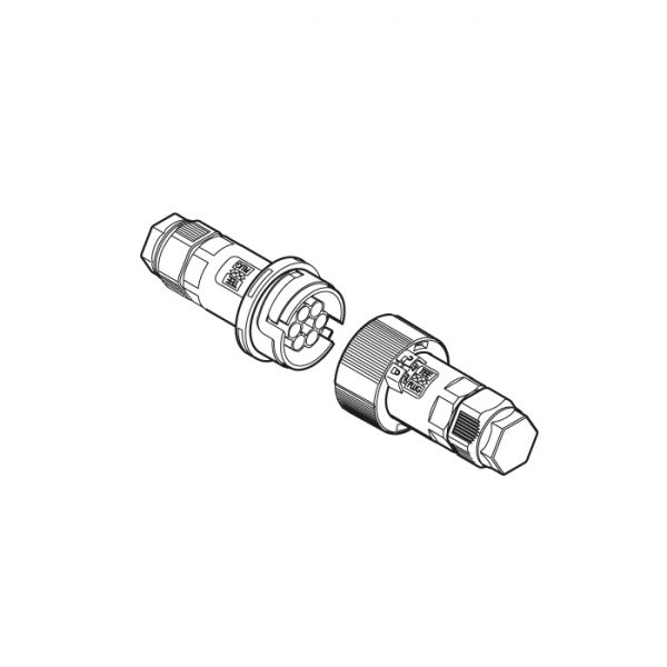 Accessorio connessione tra 2 prodotti in serie RGBW-DMX