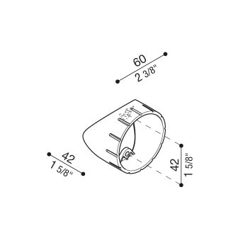 Adaptador de poste lateral Still 60 Ø por Tag