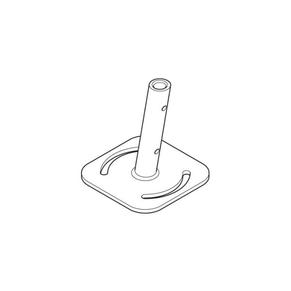 Base en acier 10° pour Linfa