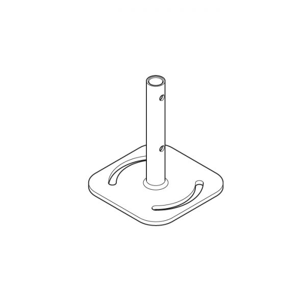 Steel base for Linfa and Flora