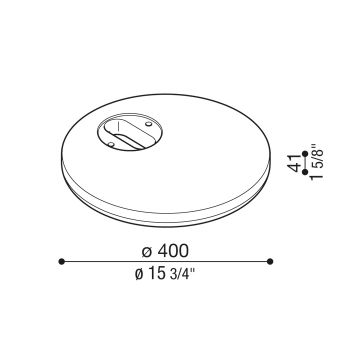 Embase en béton pour Hasta