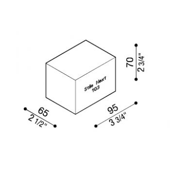 Schalung aus Polystyrol Stile Next 103