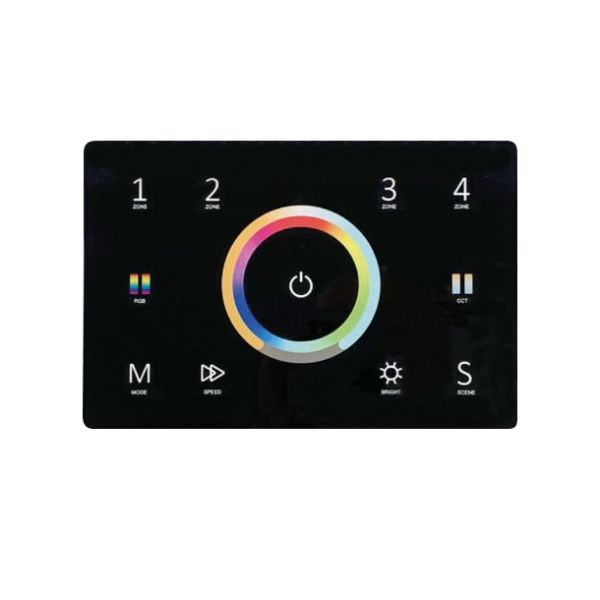 DMX512 RBGW 4-zone controller