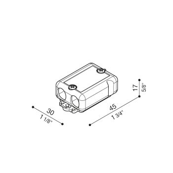 Micro connettore gel 3 vie IP67