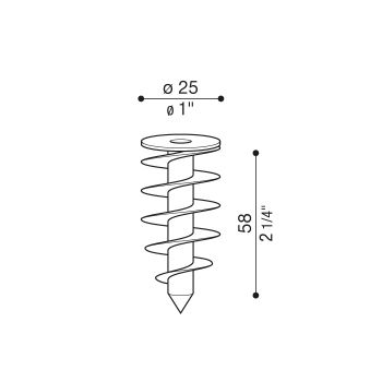 Accessorio per fissaggio a cappotto