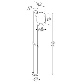 Kit Clic Up Post 40 H1000