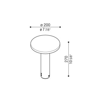 Stik 200 Opal Bollard 270