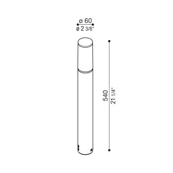 Stik 60 Opal Bollard 540