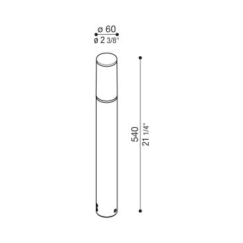Stik 60 Trasp Bollard 540