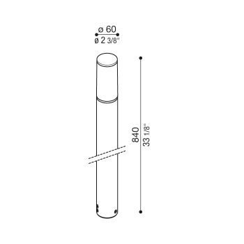 Stik 60 Trasp Bollard 840